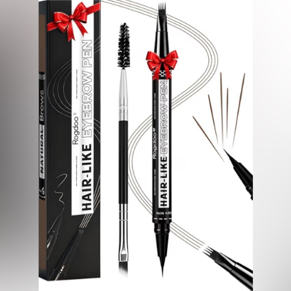 ✨BRAND NEW✨ Rogdoo Hair-Like Eyebrow Pen – Dark Brown 🤎
